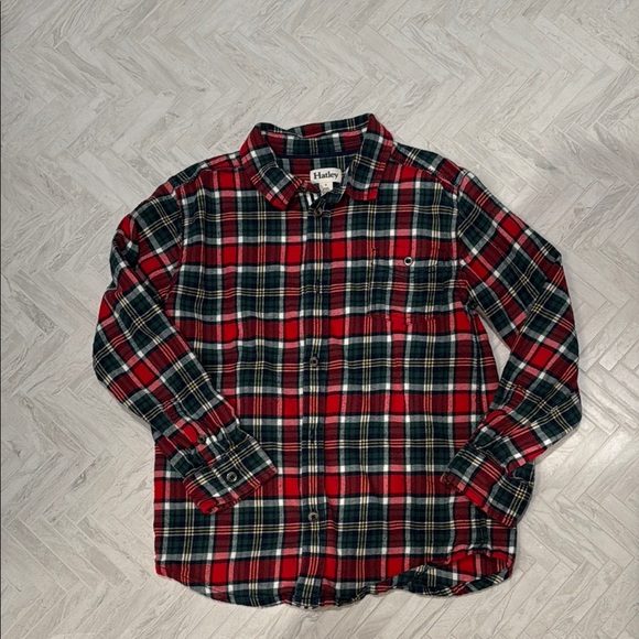 Hatley Boy’s Red Plaid Shirt, size 8 - Picture 1 of 5